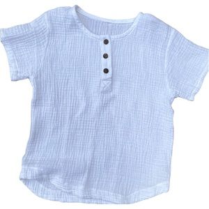 Children’s white gauze shirt size 6-8